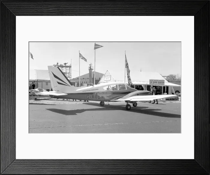 Framed Print : Piper PA-23 Aztec G-ARBR Framed Print : Piper PA-23 Aztec G-ARBR