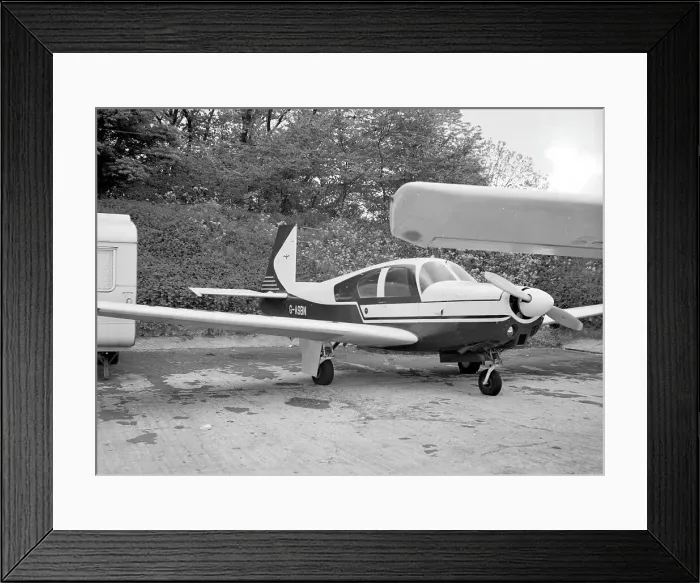 Framed Print : Mooney M20C G-ASBN Framed Print : Mooney M20C G-ASBN