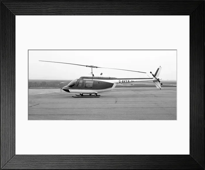 Framed Print : Agusta-Bell AB206A JetRanger G-AVYX Framed Print : Agusta-Bell AB206A JetRanger G-AVYX