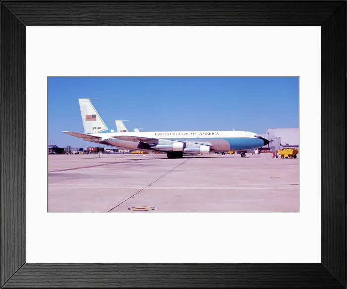 Framed Print : Boeing VC-135B-BN Stratolifter 62-4130 Framed Print : Boeing VC-135B-BN Stratolifter 62-4130