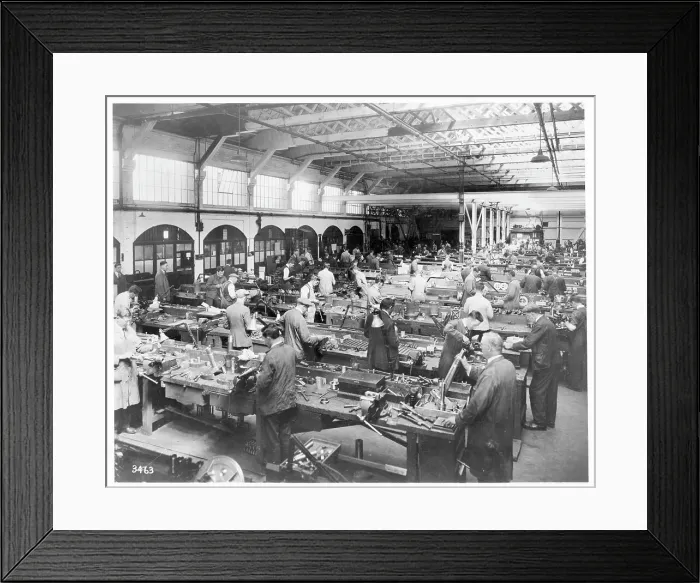 Framed Print : Bristol Mercury, initial assembly workshop Framed Print : Bristol Mercury, initial assembly workshop