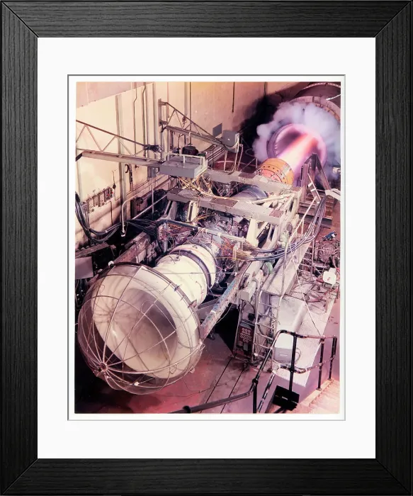 Framed Print : Rolls-Royce Spey on an experimental test facility Framed Print : Rolls-Royce Spey on an experimental test facility