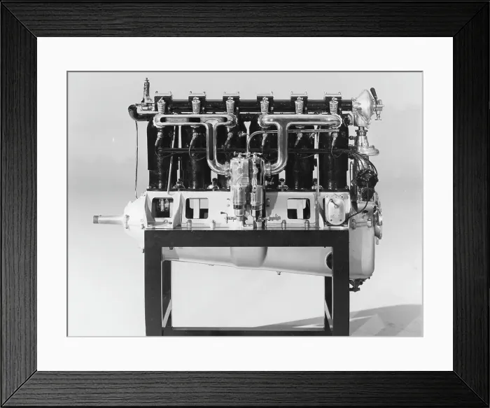 Framed Print : Mercedes D. III, 160hp 6-cylinder water-cooled aero-engine Framed Print : Mercedes D. III, 160hp 6-cylinder water-cooled aero-engine