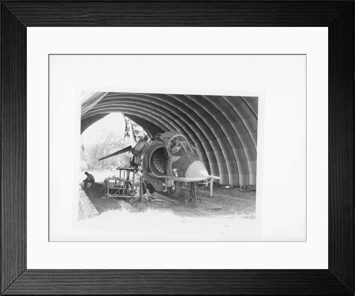 Framed Print : Hawker Siddeley Harrier GR. 1A undergoing an engine change Framed Print : Hawker Siddeley Harrier GR. 1A undergoing an engine change