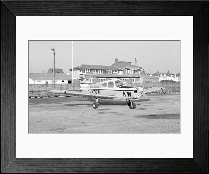 Framed Print : Piper PA-28-140 Cherokee C G-AYKW Framed Print : Piper PA-28-140 Cherokee C G-AYKW