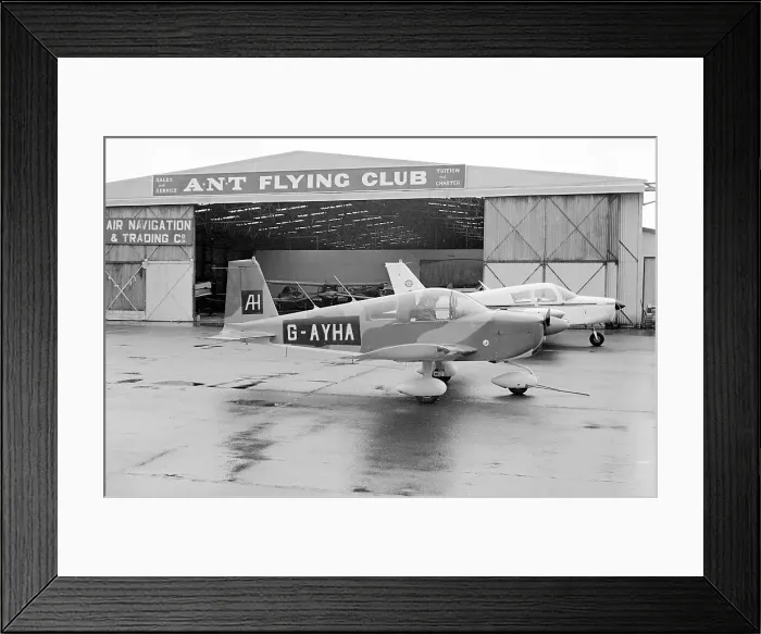 Framed Print : Grumman American AA-1 Trainer G-AYHA Framed Print : Grumman American AA-1 Trainer G-AYHA