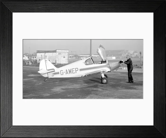 Framed Print : Barritault JB. 01 Minicab G-AWEP Framed Print : Barritault JB. 01 Minicab G-AWEP