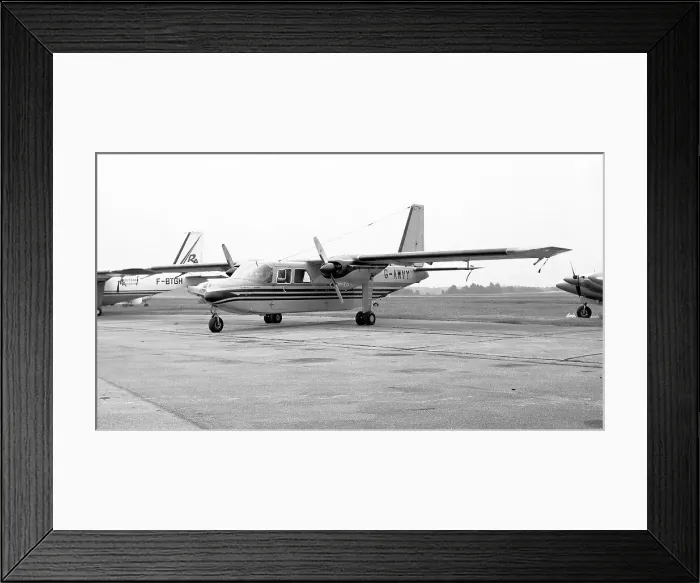 Framed Print : Britten-Norman BN-2A Islander G-AWVY Framed Print : Britten-Norman BN-2A Islander G-AWVY