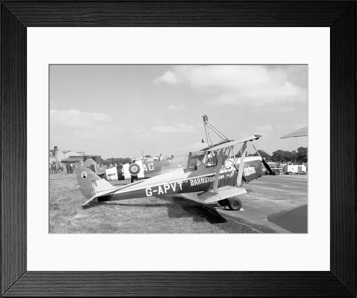 Framed Print : de Havilland DH. 82A Tiger Moth G-APVT Framed Print : de Havilland DH. 82A Tiger Moth G-APVT