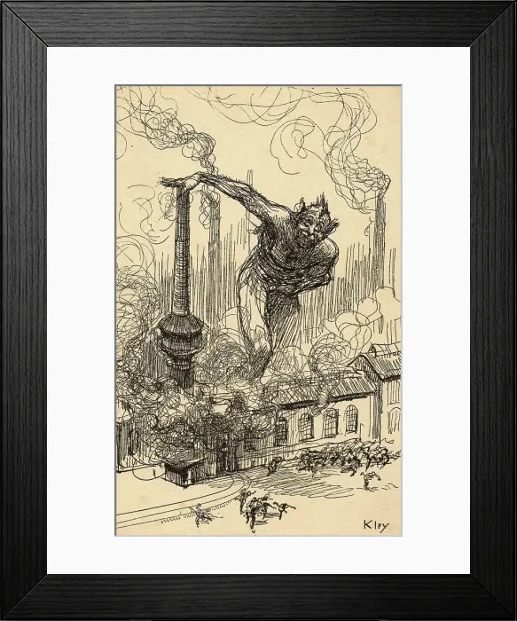 Framed Print : The Devil and pollution Framed Print : The Devil and pollution
