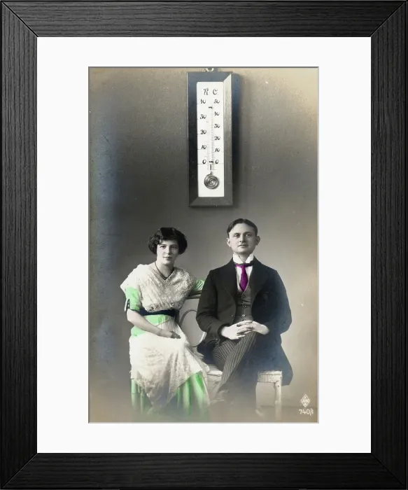 Framed Print : The Love Thermometer Framed Print : The Love Thermometer