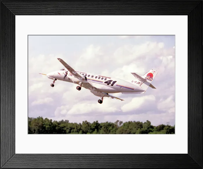 Framed Print : BAe Jetstream 41 G-JMAC Framed Print : BAe Jetstream 41 G-JMAC