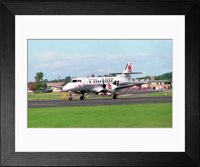 Framed Print : BAe Jetstream 41 G-JMAC Framed Print : BAe Jetstream 41 G-JMAC