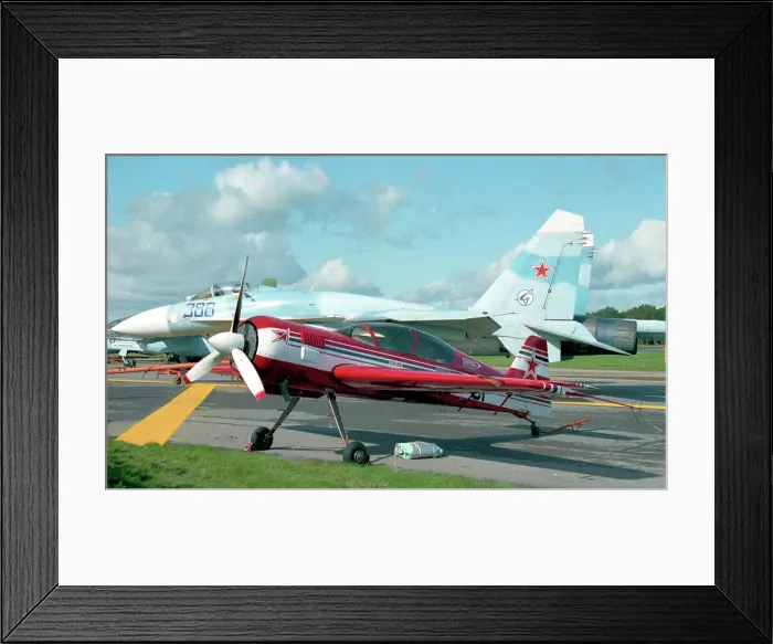 Framed Print : Sukhoi Su-29T 01 Black Framed Print : Sukhoi Su-29T 01 Black