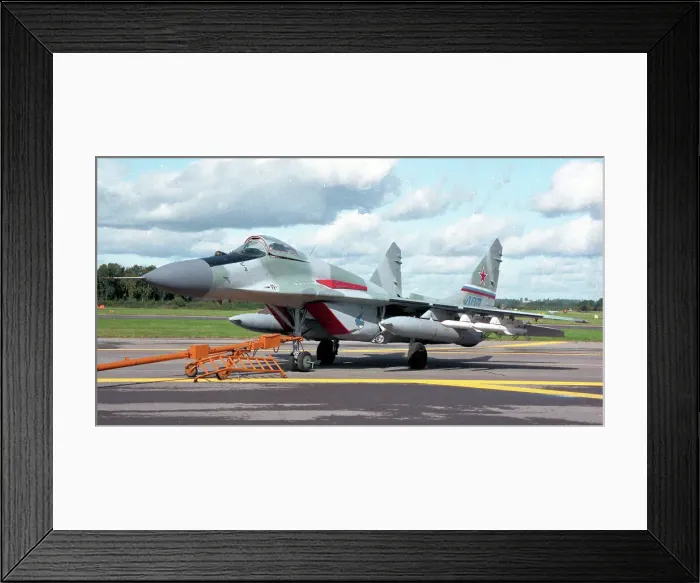 Framed Print : Mikoyan MiG 29S 407 Blue Framed Print : Mikoyan MiG 29S 407 Blue