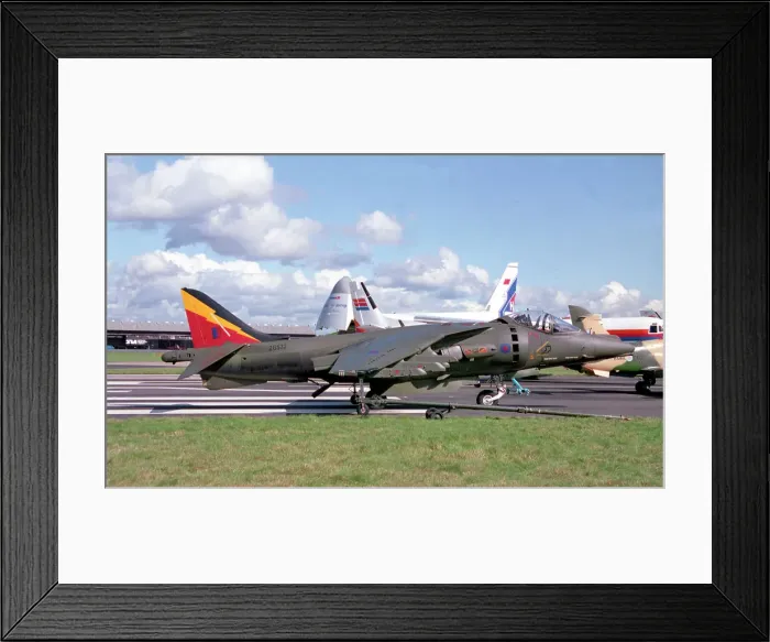 Framed Print : British Aerospace - McDD Harrier GR. 7 XG532