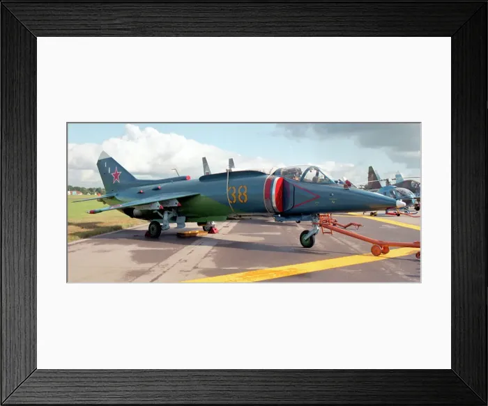 Framed Print : Yakovlev Yak-38M 38 Yellow Framed Print : Yakovlev Yak-38M 38 Yellow
