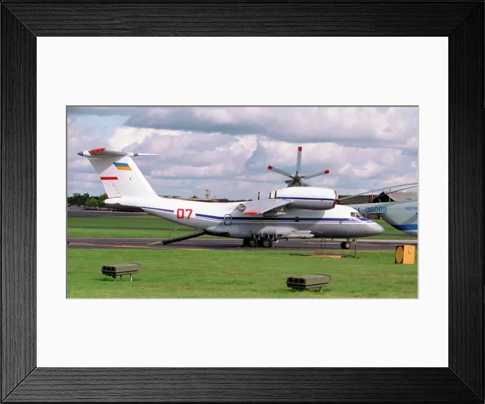 Framed Print : Antonov AN-72P 07 Red Framed Print : Antonov AN-72P 07 Red
