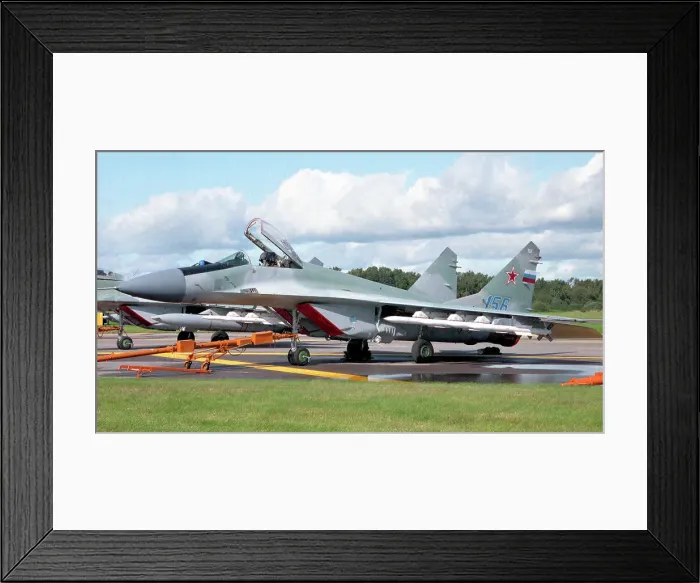 Framed Print : Mikoyan Mig 29M 156 Blue Framed Print : Mikoyan Mig 29M 156 Blue