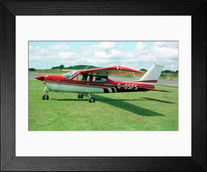 Framed Print : Reims-Cessna F177RG Cutlass G-OSFS Framed Print : Reims-Cessna F177RG Cutlass G-OSFS