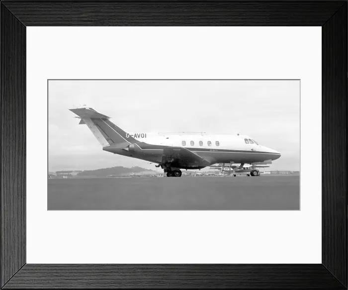 Framed Print : Hawker Siddeley HS. 125-3B G-AVOI Framed Print : Hawker Siddeley HS. 125-3B G-AVOI