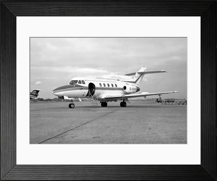 Framed Print : Hawker Siddeley HS. 125-3B G-AVAI Framed Print : Hawker Siddeley HS. 125-3B G-AVAI