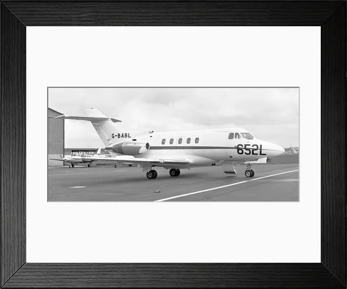 Framed Print : Hawker Siddeley HS. 125-400B G-BABL Framed Print : Hawker Siddeley HS. 125-400B G-BABL