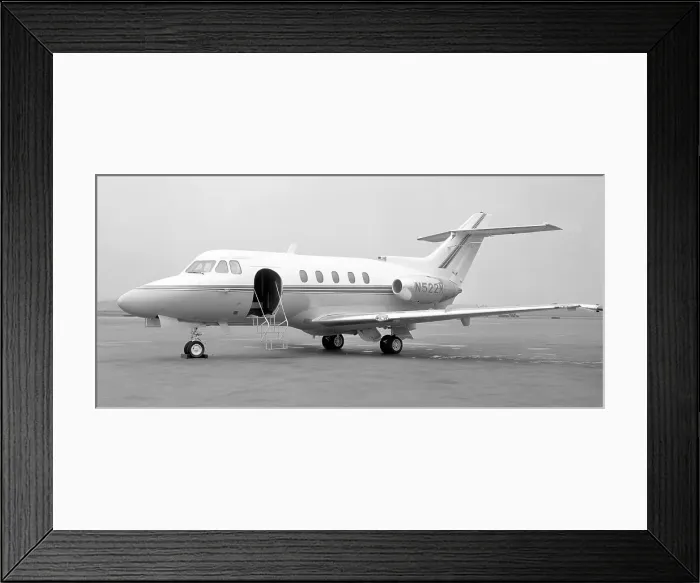 Framed Print : Hawker Siddeley HS. 125-3A / RA N522M Framed Print : Hawker Siddeley HS. 125-3A / RA N522M