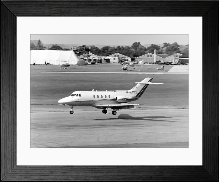 Framed Print : Hawker Siddeley HS. 125-3B G-AVXL Framed Print : Hawker Siddeley HS. 125-3B G-AVXL