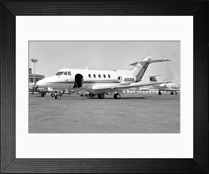 Framed Print : Hawker Siddeley HS. 125 Series 1A N3125B Framed Print : Hawker Siddeley HS. 125 Series 1A N3125B