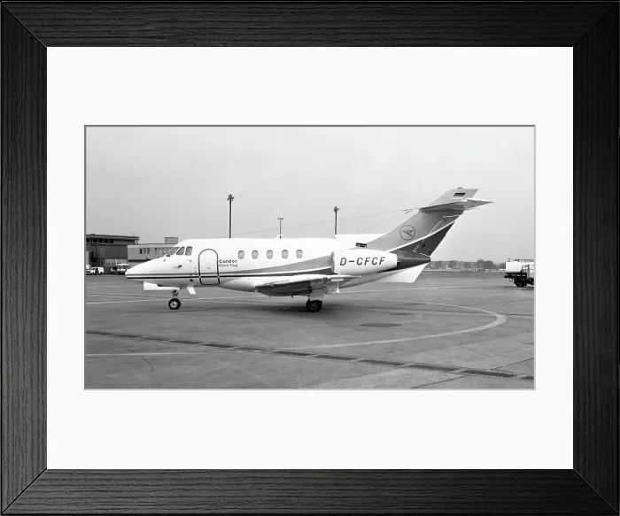 Framed Print : Hawker Siddeley HS. 125-403B D-CFCF Framed Print : Hawker Siddeley HS. 125-403B D-CFCF