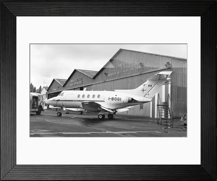 Framed Print : Hawker Siddeley HS. 125-3B I-BOGI Framed Print : Hawker Siddeley HS. 125-3B I-BOGI