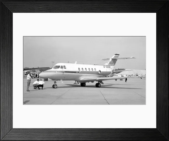 Framed Print : Hawker Siddeley HS. 125 Series 1 G-ASSI Framed Print : Hawker Siddeley HS. 125 Series 1 G-ASSI