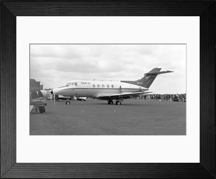 Framed Print : Hawker Siddeley HS. 125-3B VH-ECF Framed Print : Hawker Siddeley HS. 125-3B VH-ECF