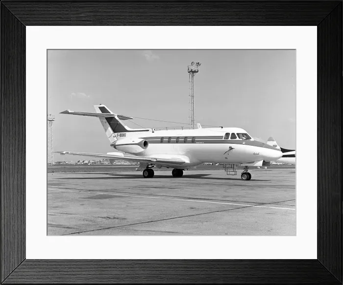 Framed Print : Hawker Siddeley HS. 125 Series 1B F-BOHU Framed Print : Hawker Siddeley HS. 125 Series 1B F-BOHU