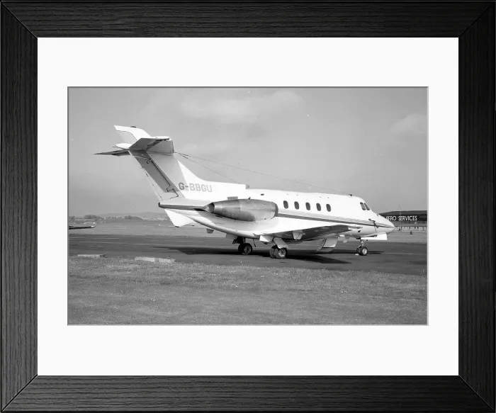 Framed Print : Hawker Siddeley HS. 125-400A G-BAZB Framed Print : Hawker Siddeley HS. 125-400A G-BAZB