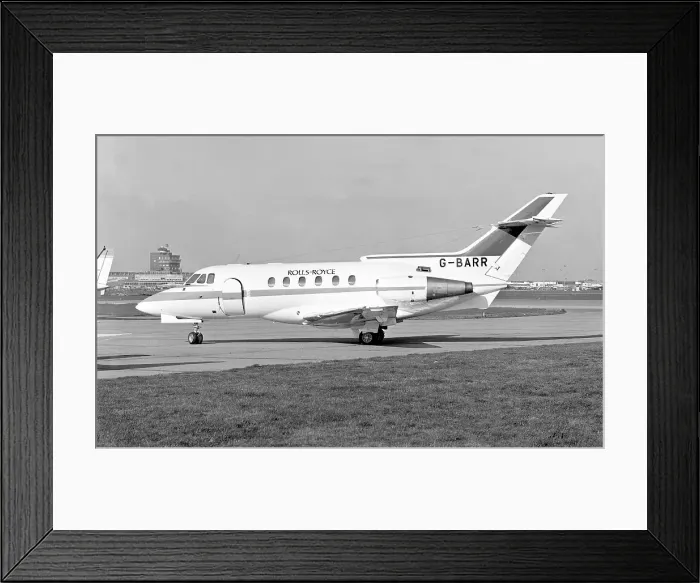 Framed Print : Hawker Siddeley HS. 125-600B G-BARR Framed Print : Hawker Siddeley HS. 125-600B G-BARR