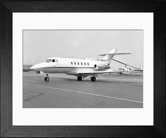 Framed Print : Hawker Siddeley HS. 125-600A VP-BDH Framed Print : Hawker Siddeley HS. 125-600A VP-BDH