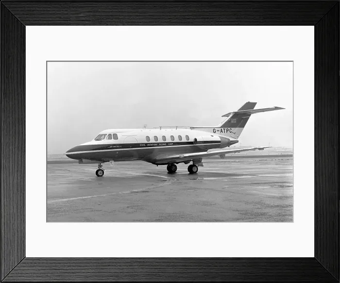 Framed Print : Hawker Siddeley HS. 125 Series 1 G-ATPC Framed Print : Hawker Siddeley HS. 125 Series 1 G-ATPC