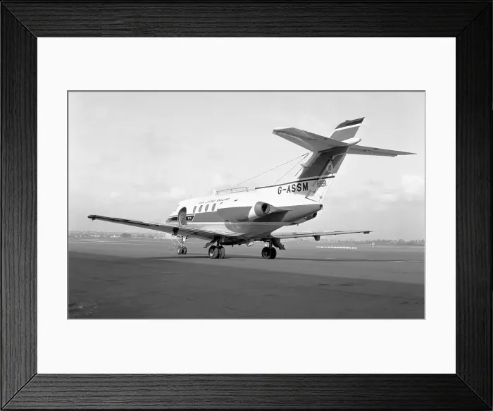 Framed Print : Hawker Siddeley HS-125-1 / 522 G-ASSM Framed Print : Hawker Siddeley HS-125-1 / 522 G-ASSM