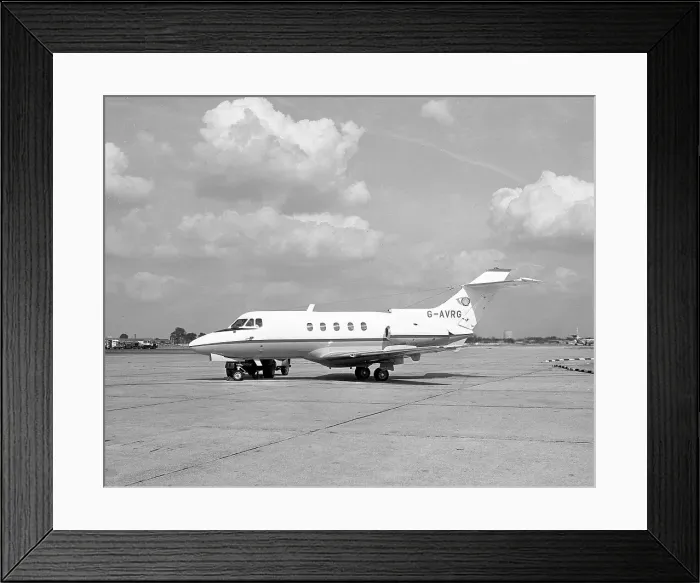 Framed Print : Hawker Siddeley HS. 125-3B / RA G-AVRG Framed Print : Hawker Siddeley HS. 125-3B / RA G-AVRG