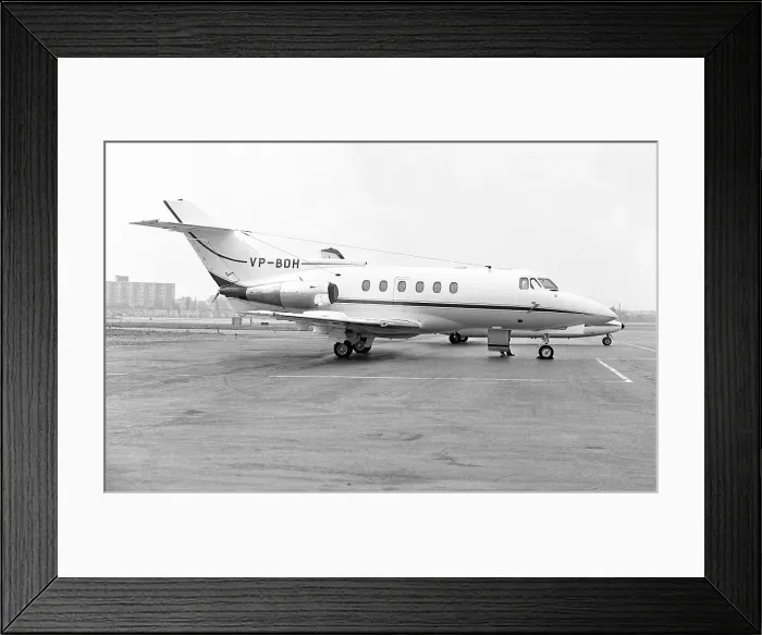 Framed Print : Hawker Siddeley HS. 125-600A VP-BDH Framed Print : Hawker Siddeley HS. 125-600A VP-BDH