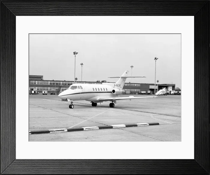 Framed Print : Hawker Siddeley HS. 125-600B G-BCXF Framed Print : Hawker Siddeley HS. 125-600B G-BCXF