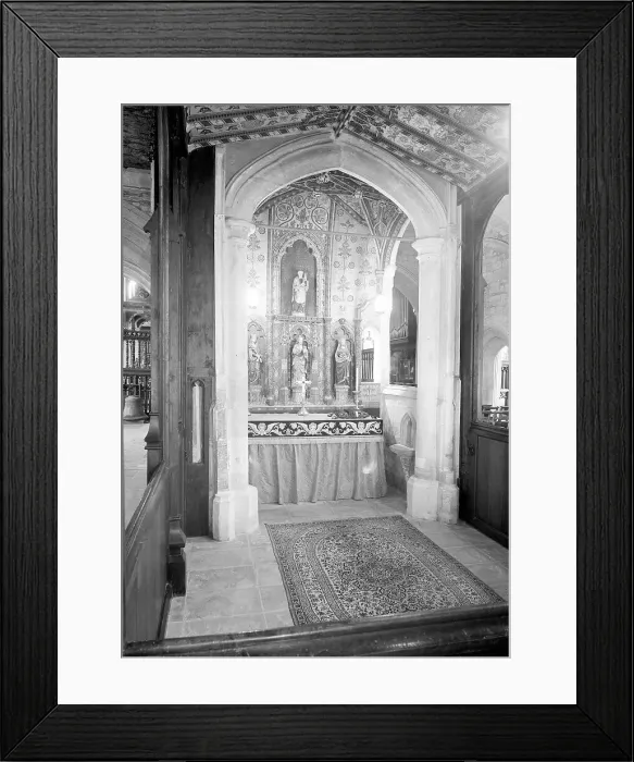 Framed Print : Church of St John the Baptist, Burford - St. Peter's Chapel Framed Print : Church of St John the Baptist, Burford - St. Peter's Chapel