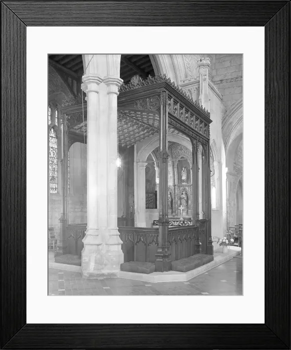 Framed Print : Church of St John the Baptist, Burford - St. Peter's Chapel Framed Print : Church of St John the Baptist, Burford - St. Peter's Chapel