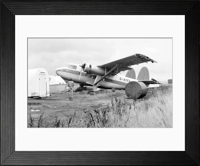 Framed Print : Scottish Aviation Twin Pioneer 3 G-AYFA Framed Print : Scottish Aviation Twin Pioneer 3 G-AYFA