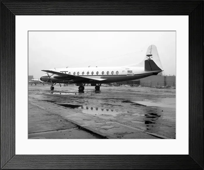 Framed Print : Vickers Viscount 814 N501T Framed Print : Vickers Viscount 814 N501T