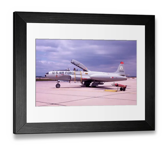 Framed Print : Lockheed T-33A 53-5266 Framed Print : Lockheed T-33A 53-5266