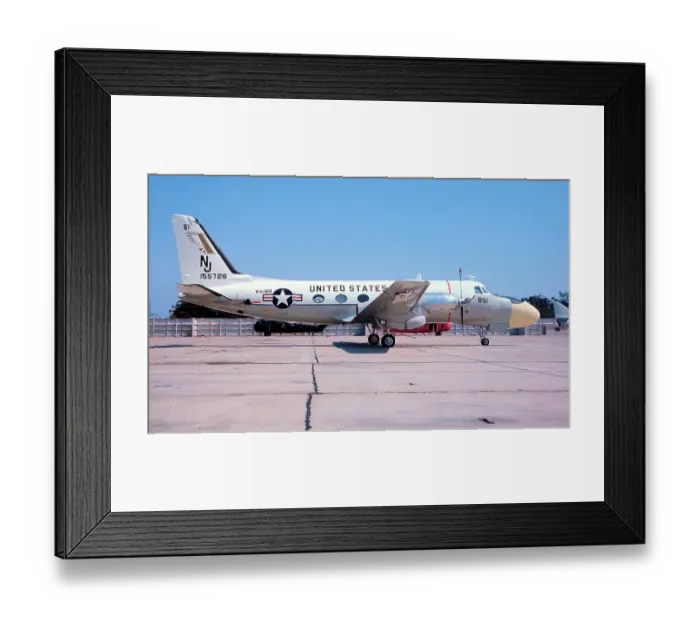 Framed Print : United States Navy - Grumman TC-4C Academe 155726 Framed Print : United States Navy - Grumman TC-4C Academe 155726