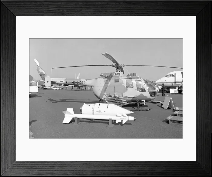 Framed Print : MBB Bo 105C D-HDER Framed Print : MBB Bo 105C D-HDER